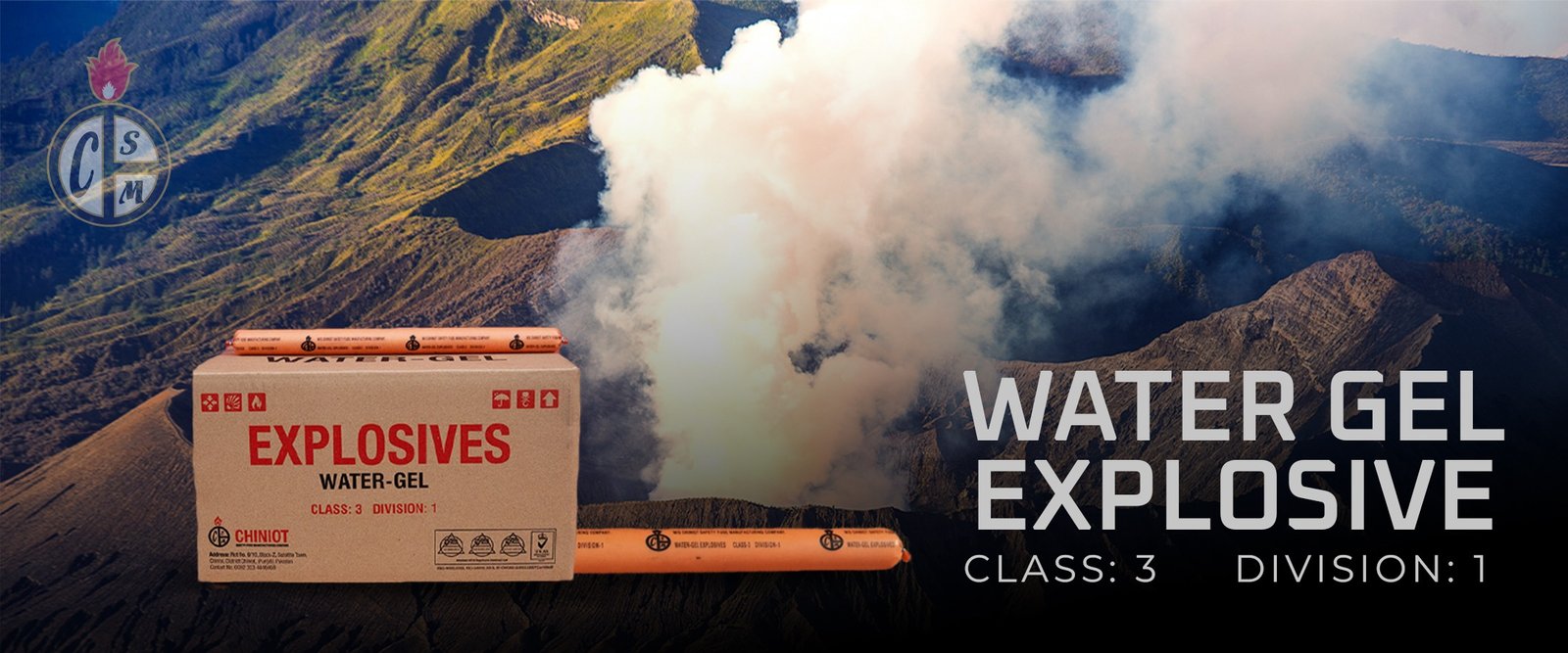 Water Gel Explosive Banners