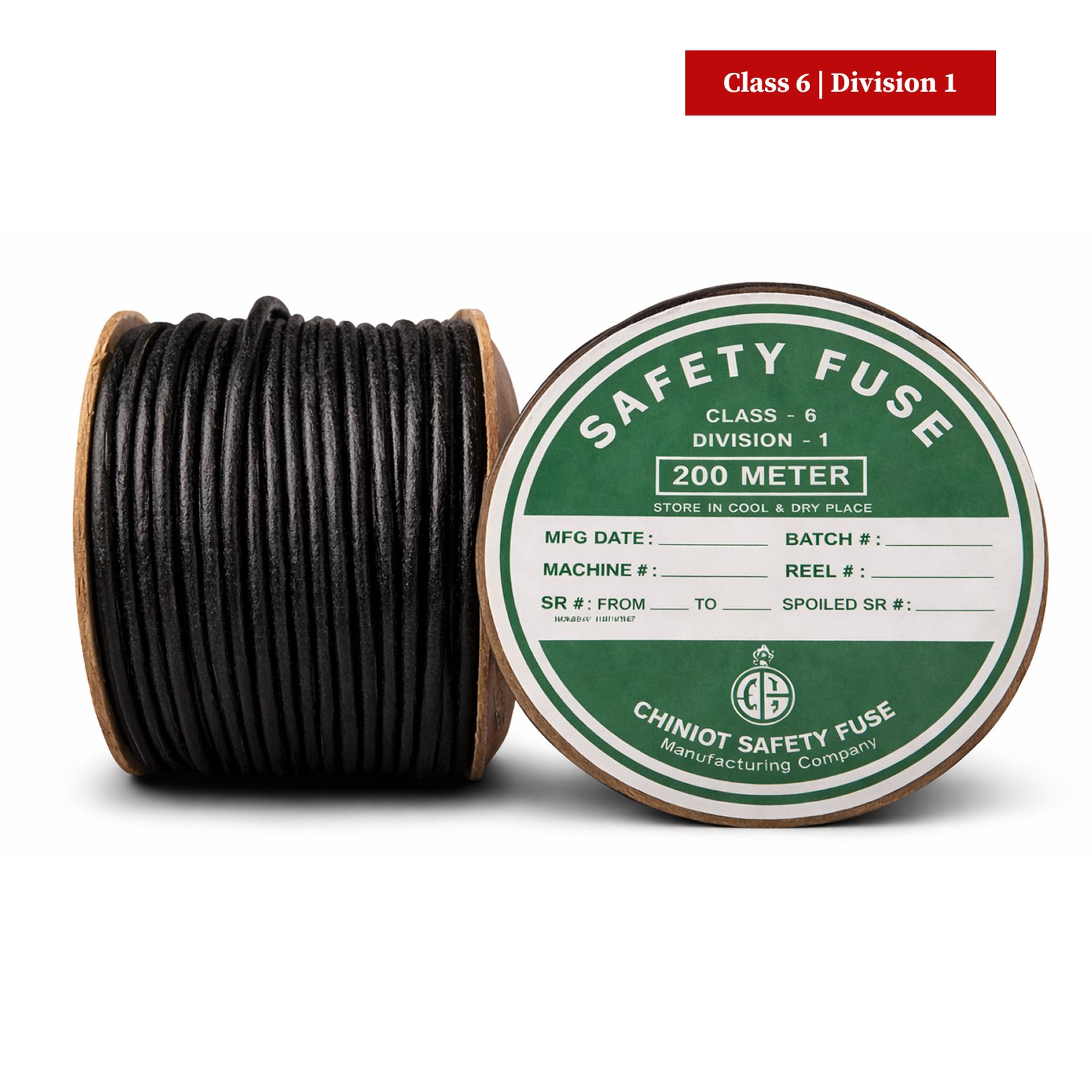 SAFETY FUSE (bitumen coated)